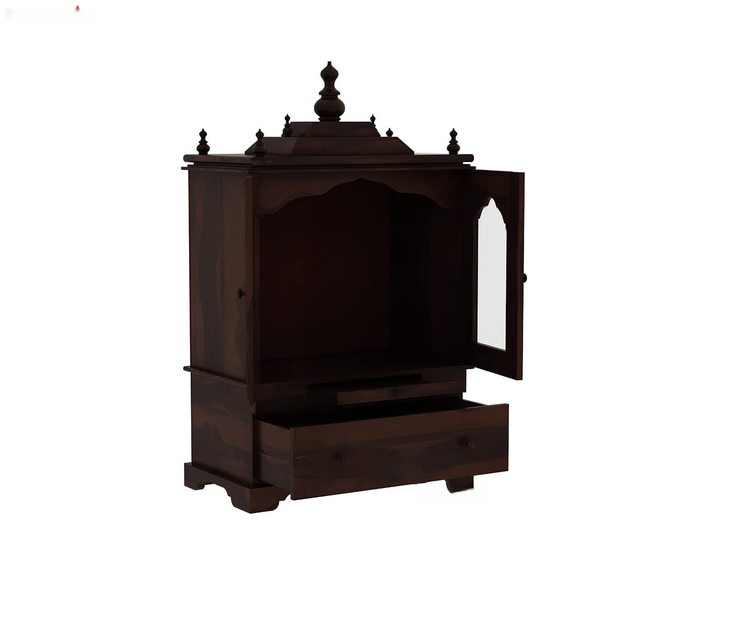 Temple walnut made of solid sheesham wood