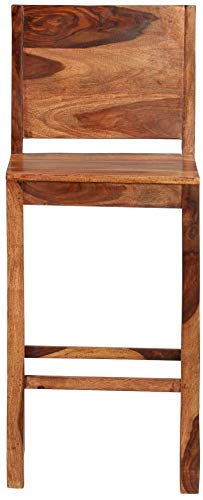 Bar chair set of two made of solid sheesham wood
