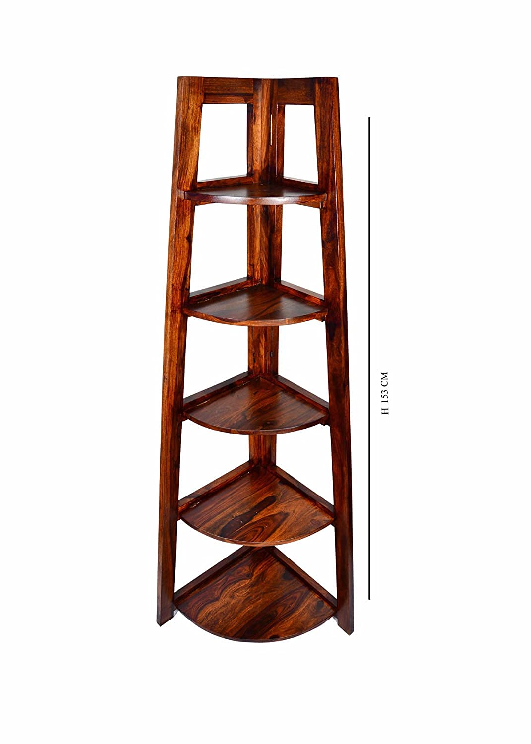 Bookshelf made of solid sheesham wood