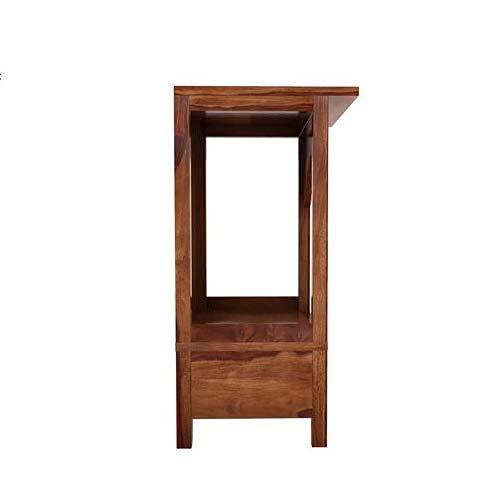 Temple with single drawer made of solid sheesham wood