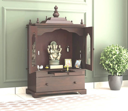 Temple walnut made of solid sheesham wood