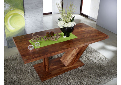 Six seater dining table made of solid sheesham wood