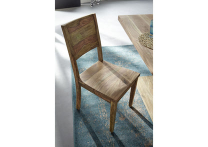 Chair made of solid sheesham wood