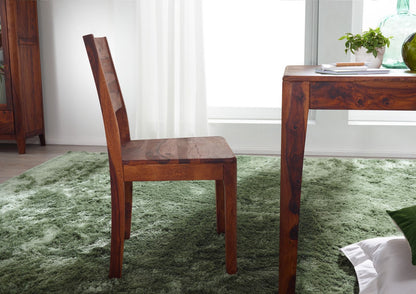 Dining chair (set of two) made of solid sheesham wood