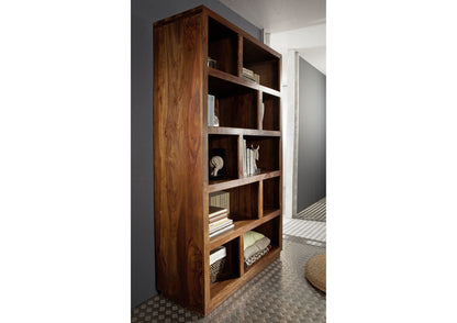 Bookshelf made of solid sheesham wood