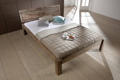 King bed made of solid sheesham wood