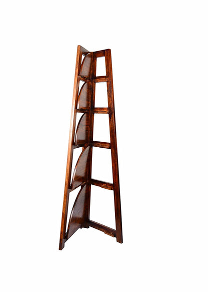 Bookshelf made of solid sheesham wood
