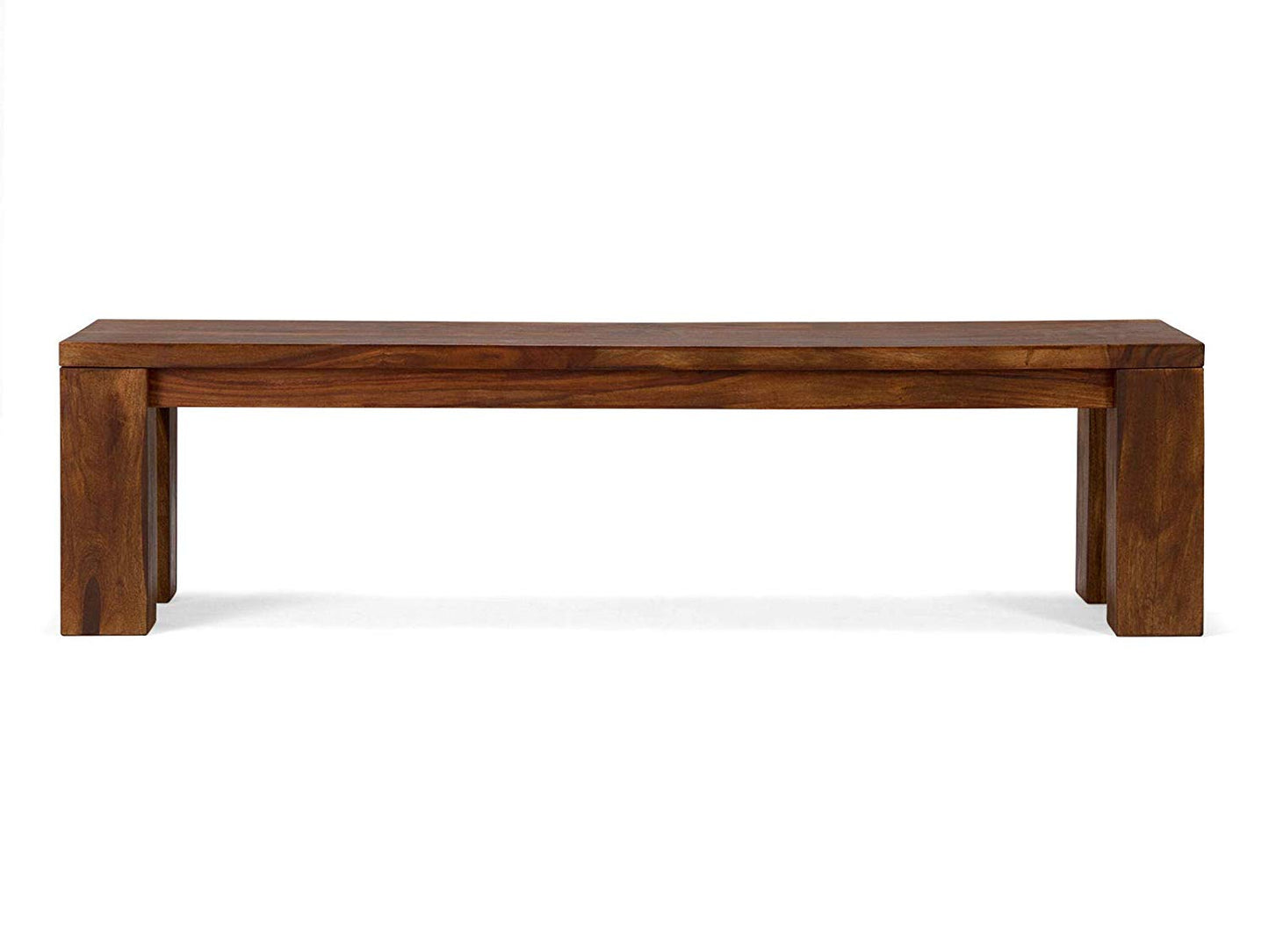 Three seater bench made of solid sheesham wood
