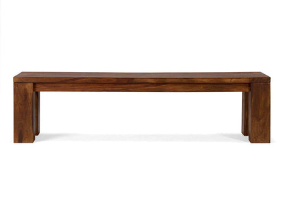 Three seater bench made of solid sheesham wood