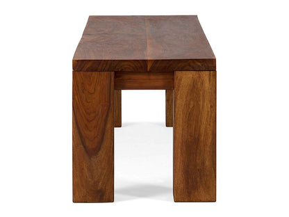 Three seater bench made of solid sheesham wood