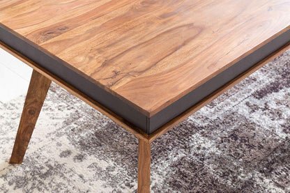 Six seater dining table made of solid sheesham wood