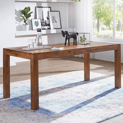 Four seater dining table made of solid sheesham wood