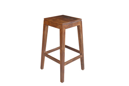 Bar stool made of solid sheesham wood