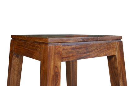 Bar stool made of solid sheesham wood