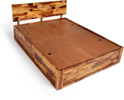 King bed made of solid sheesham wood
