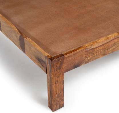 King bed made of solid sheesham wood